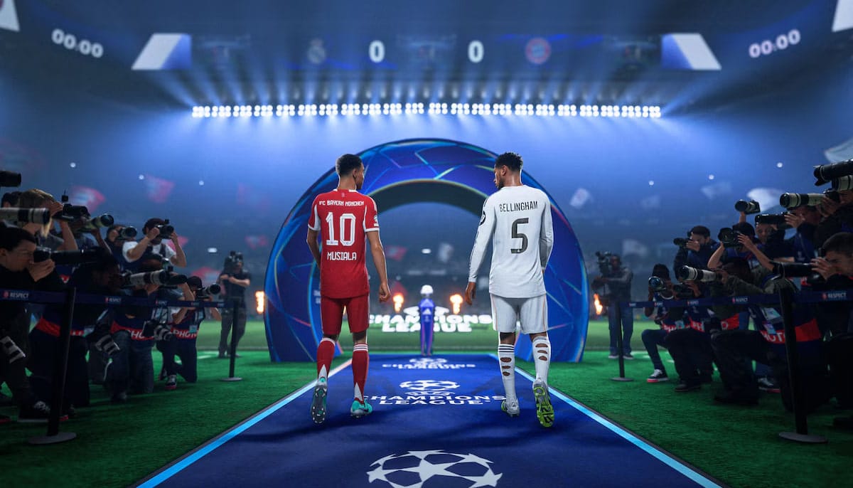 Screenshot from FIFA soccer game
